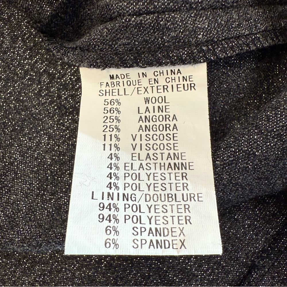 Theory Mica Conie Strapless Shimmer Wool Blend Cocktail Dress Women’s 12 - Picture 11 of 11
